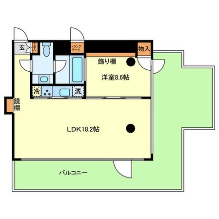 La MODERNITEの物件間取画像